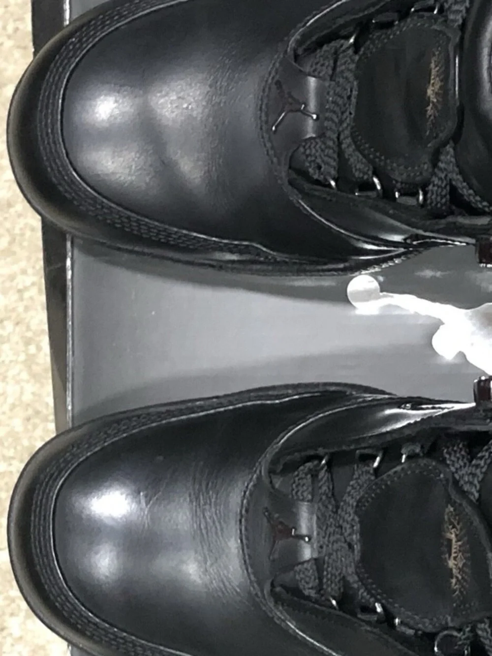 Air Jordan 410 Black High Top Kids Youth Size 3Y